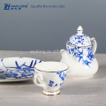 Bamboo Painting Plain Style Japanese Tea Set, Fine Bone China Coffee Tea Sets From China